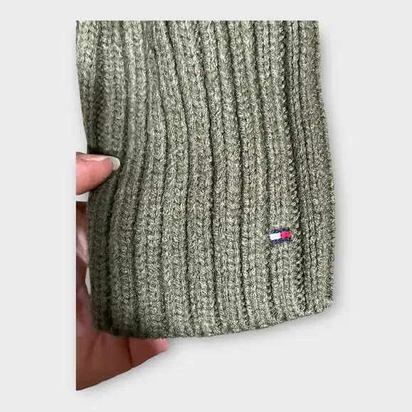 Tommy Hilfiger Cable Knit Sweater Women’s Size Large Green Long Sleeve - Picture 3 of 6